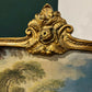 Antique Style Reproduction Painted Gilt Fire Screen4