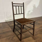 Victorian Mahogany Bobbin leg child's chairnn