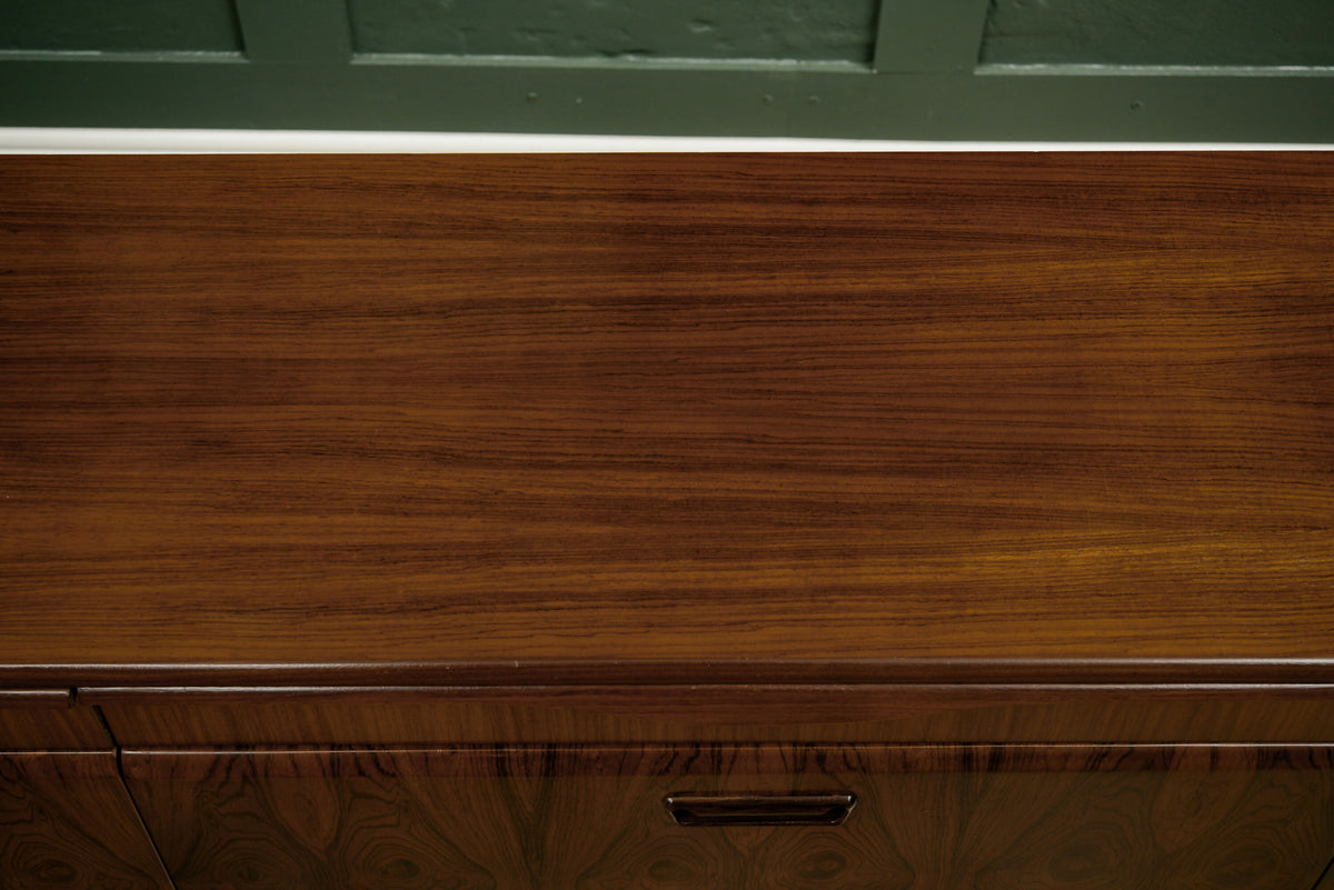 Mid Century Long John Sideboard with Drinks Cupboard
