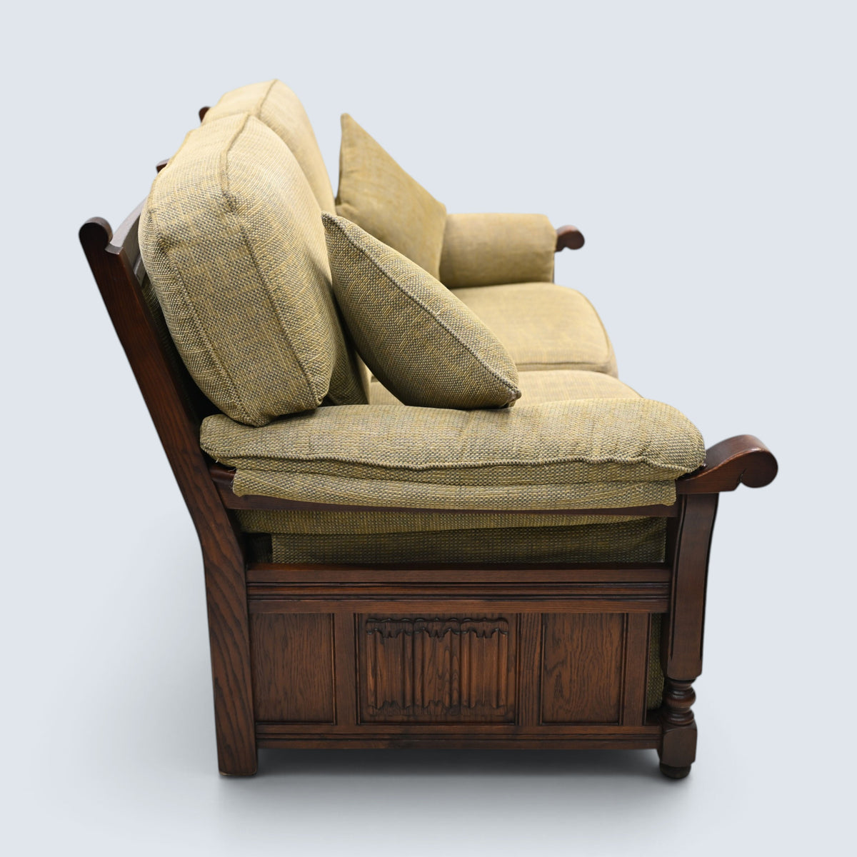 Old Charm Large Sofa 3str Tudor Brown Model 2406 Roxburgh FREE UK Delivery*