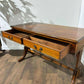 Reproduction Two Drawer Mahogany Side Table