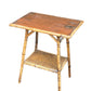 Antique two tier Bamboo side table