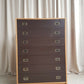 Vintage Mid Century Danish Domino Mobler Scandi Tallboy Chest Of Drawers Retro R613