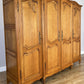 Wardrobe Vintage French Louis XVI Style Oak Four Door Carved Armoire LOT 6400