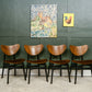 4 x G Plan Librenza Butterfly Back Dining Chairs - Tola Wood - E Gomme - 1960s