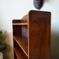 Vintage Slim Open Bookcase In Solid Oak – United Kingdom, C.1910