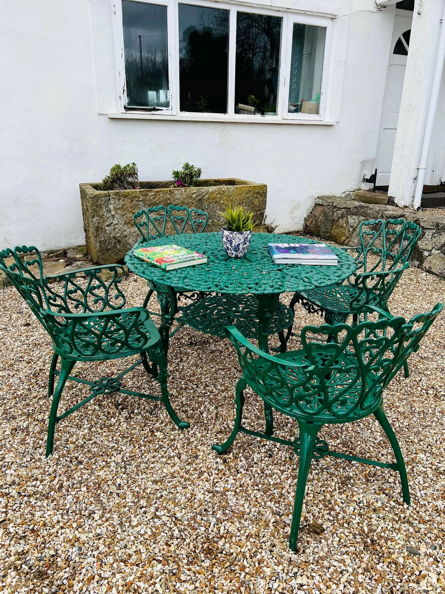 Green Love Seat Patio Set