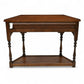 Old Charm Narrow Canted Console Table With Cupboard Tudor Brown FREE UK Delivery. SBR10959/1909E