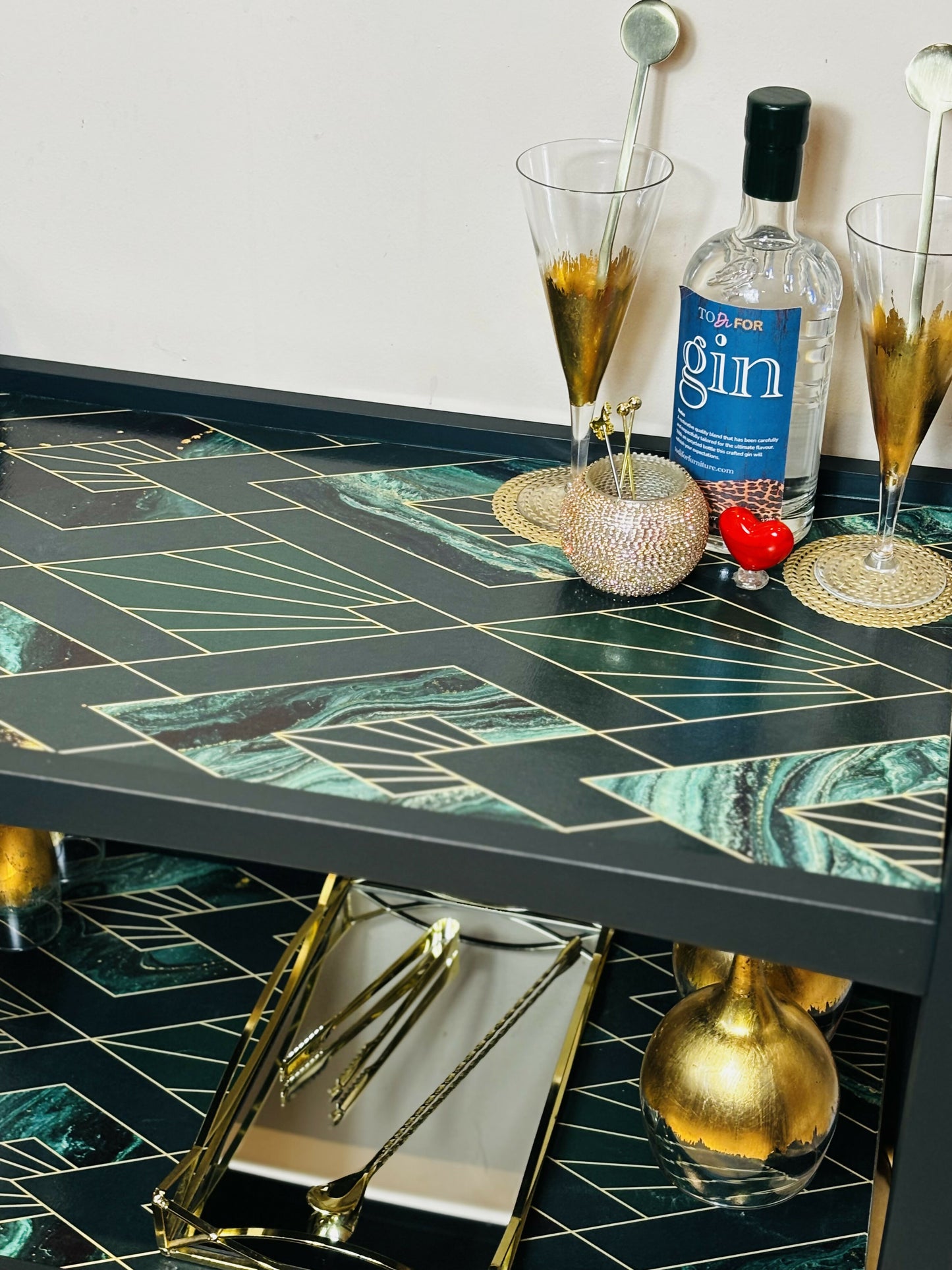 Art Deco Drinks Trolley