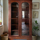 Vintage Victorian Mahogany Display China Bookcase Glazed Cabinet
