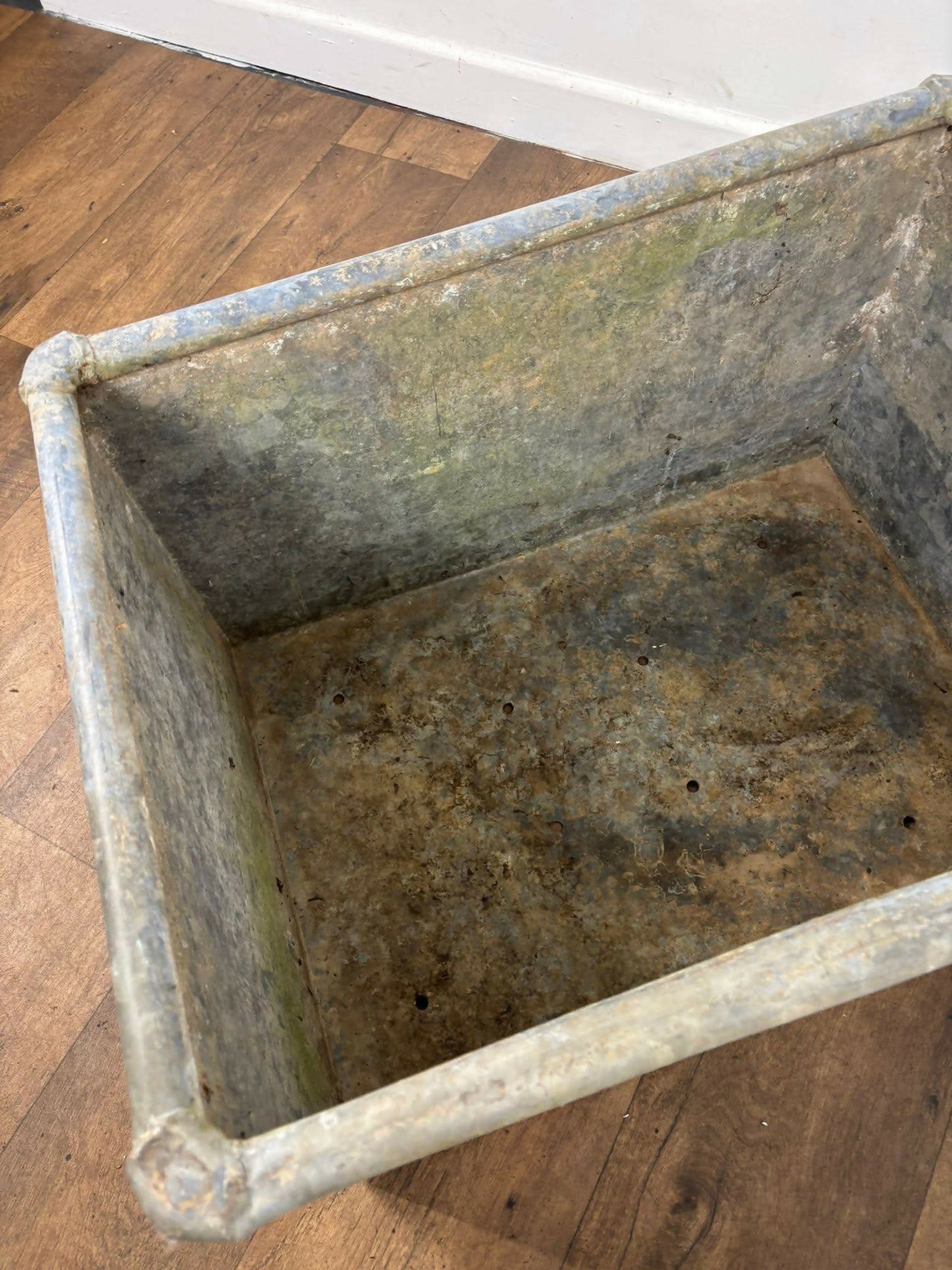 Vintage Galvanised Planter