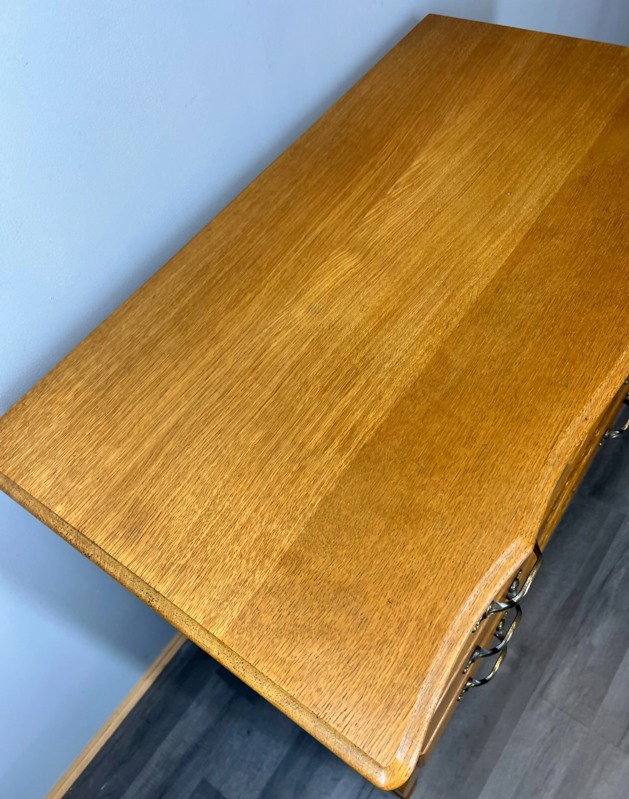 Chest of Drawers Vintage French Louis XVI Oak 3 Drawers Bedroom Cabinet LOT 3727