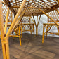 Vintage Cane & Glass Conservatory Dining Suite
