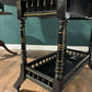 Edwardian Ebony Drop Leaf Side Tablevv