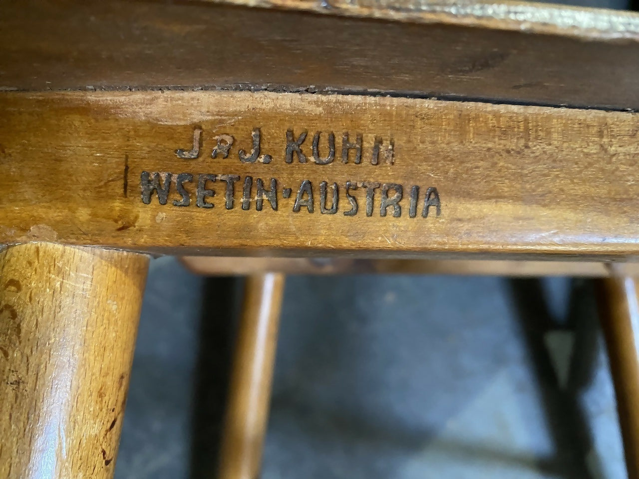 Extremely Rare Set 12 J & J Kohn Bentwood Bistro Dining Chairs