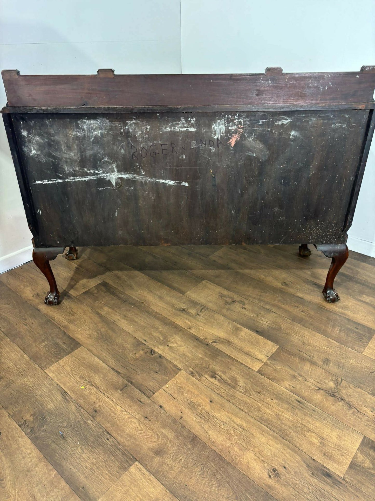 Edwardian Mahogany Bow Front Sideboard
