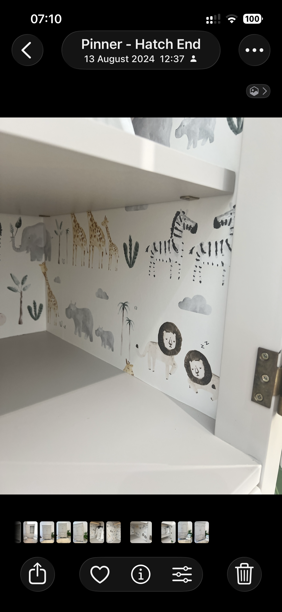 Child’s Armoire Wardrobe & drawers, Armoire, Nursery Wardrobe, Nursery cupboard, Neutral Nursery Wardrobe