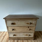 Antique Victorian Pine Chest of Drawers Rustic Solid Stripped Pine