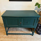 Newly refurbished Jacobean sideboard can sole table oak green antique