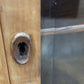 Satinwood Table Or Wall Small Vintage Display Cabinets. Lock & Key, Bevelled Glass