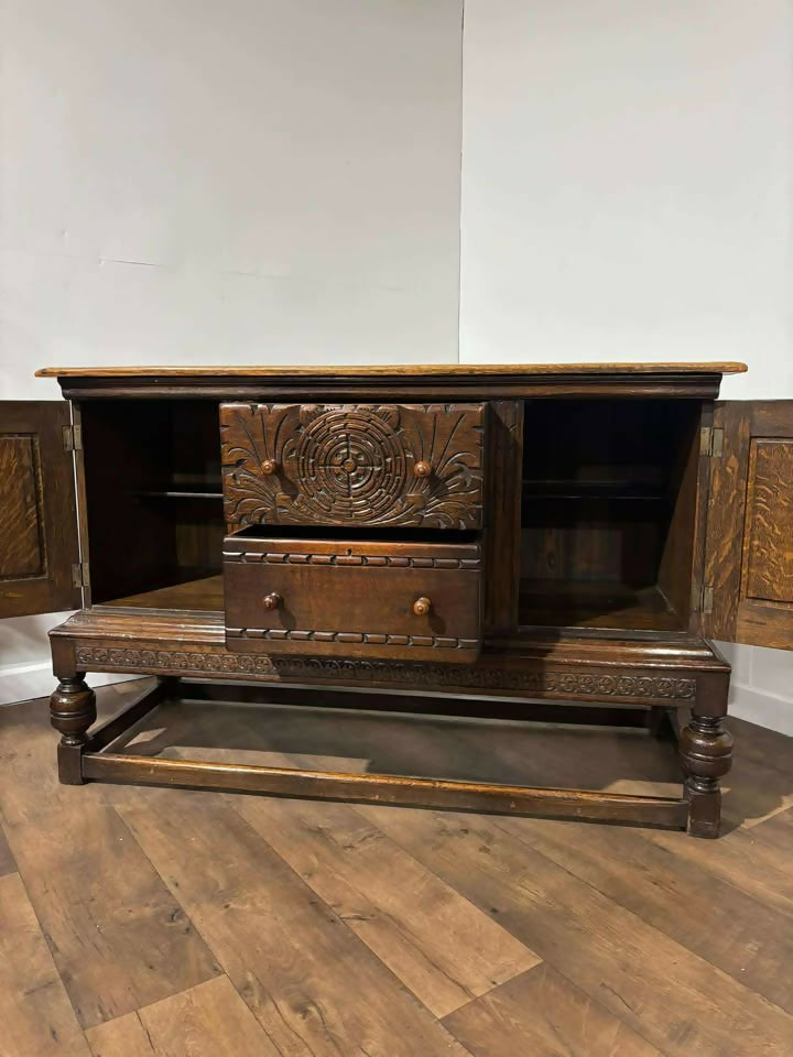 17th Century Style Oak Sideboard