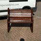 Small Vintage Victorian Pine Pew, 1800s