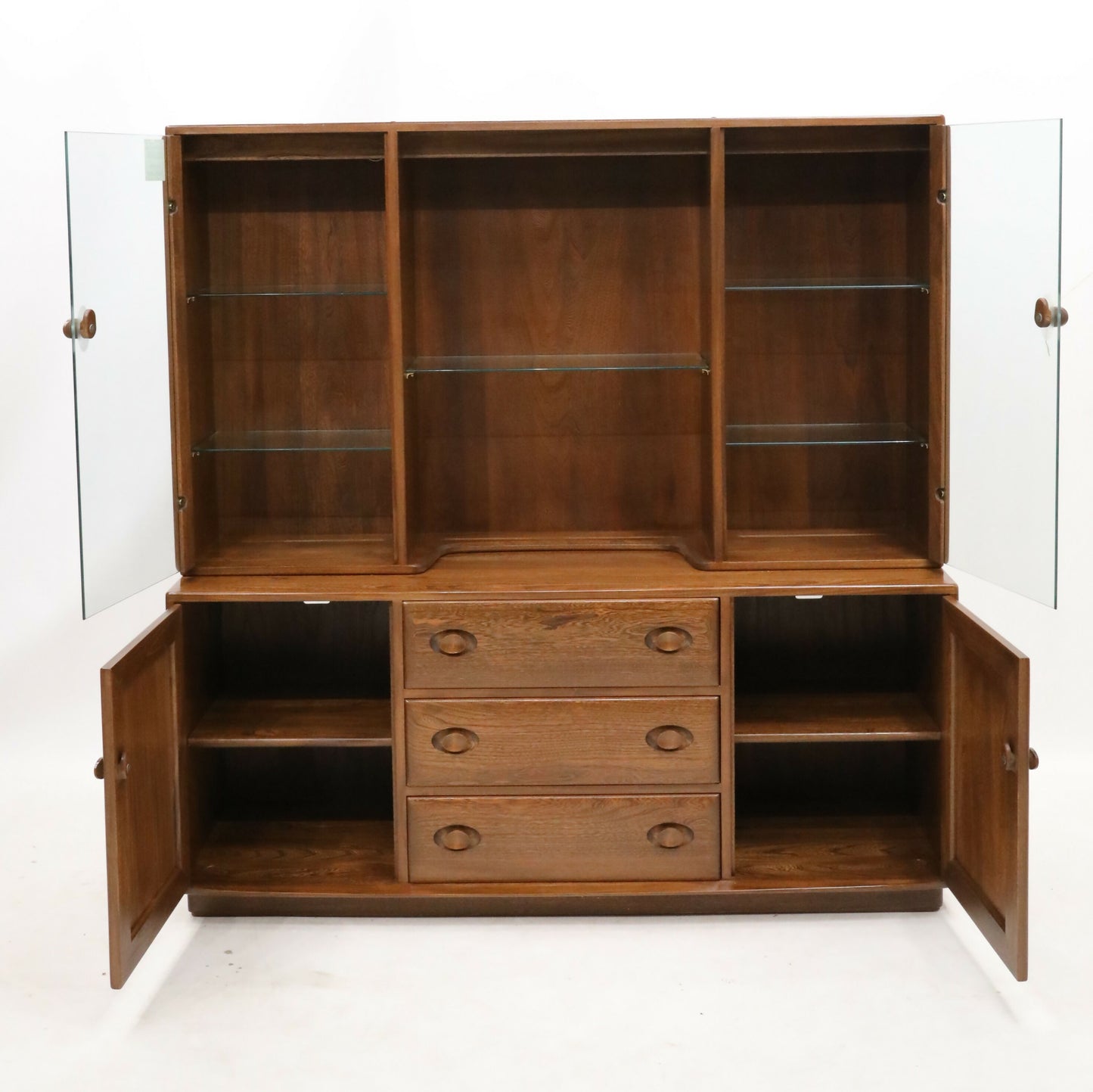 Ercol Windsor Sideboard Display Cabinets Fruitwood Finish FREE UK Delivery*