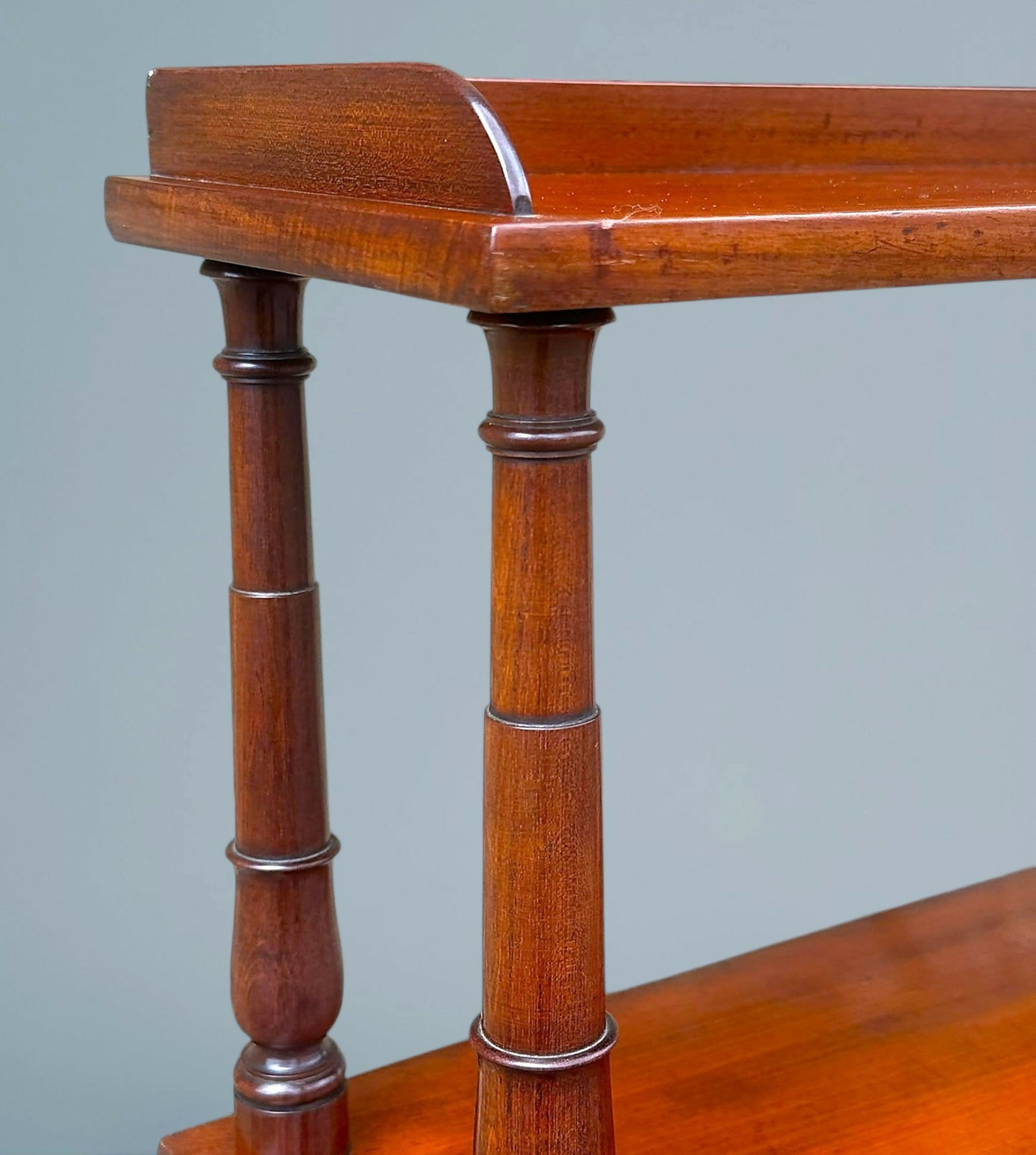 19th Century Victorian Figured Mahogany Two Door Chiffonier
