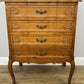Chest of Drawers Vintage French Louis Oak 4 Drawers Carved Cabinet LOT 6299