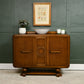 Art Deco Oak Sideboard Buffet with Drawers Inside