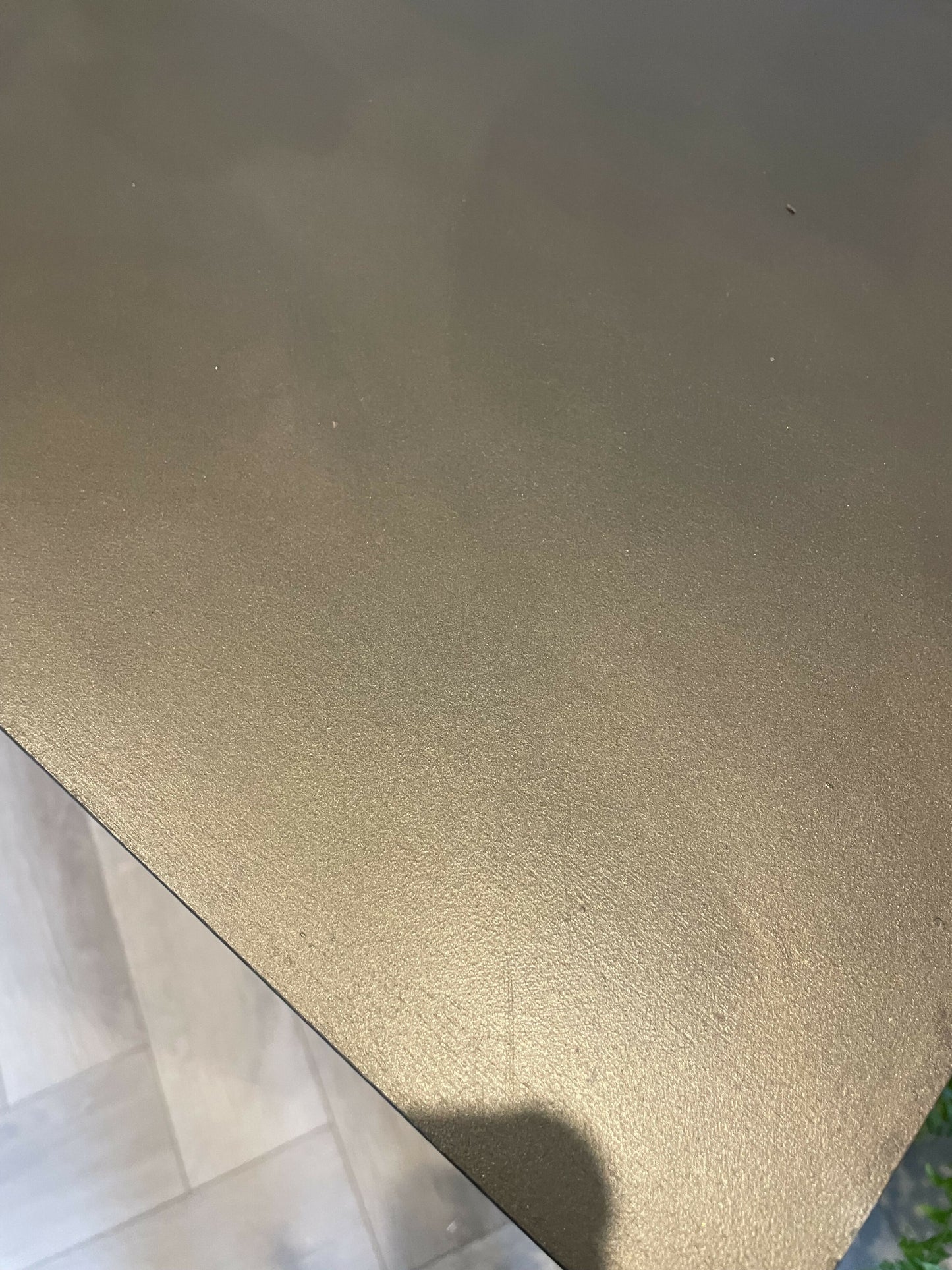 Mid Century Hand Painted Cabinet, Bronze Earthy Tones