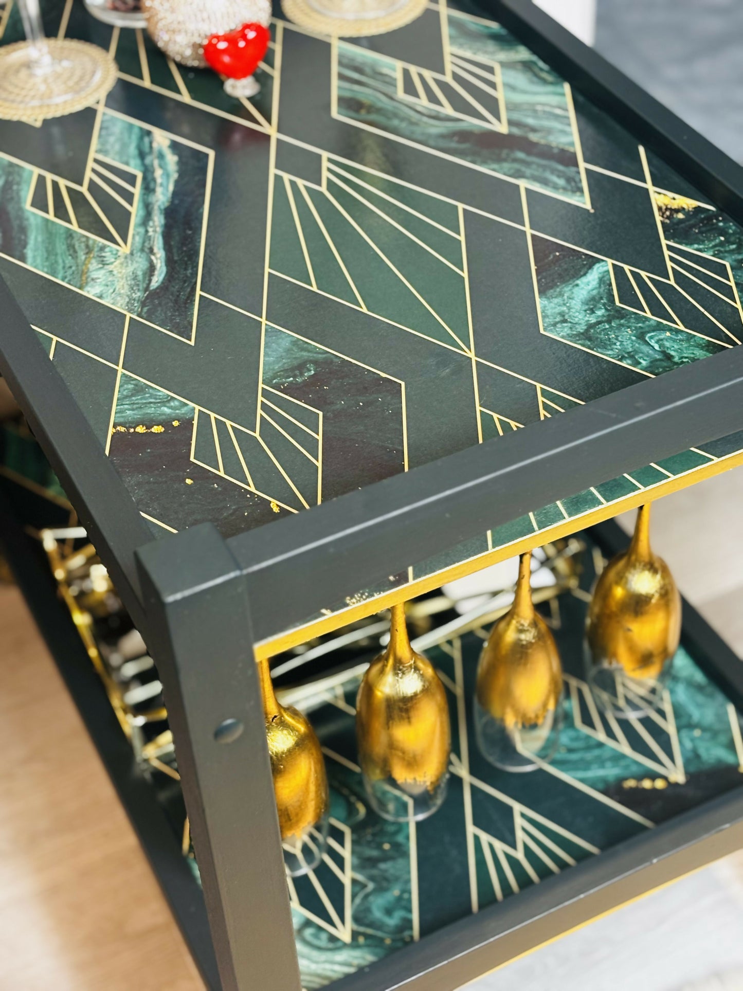 Art Deco Drinks Trolley