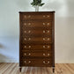 Vintage Stag Tallboy Chest Of Drawers Mid Century Tall Boy Stag Chateau