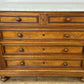 Chest of Drawers Antique French Walnut Marble Top 5 Drawers Cabinet LOT 6291
