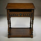 Old Charm Side Table Lamp Table Light Oak Finish With Drawer FREE UK Delivery