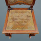 Set Of Four Oak High Back Chairs