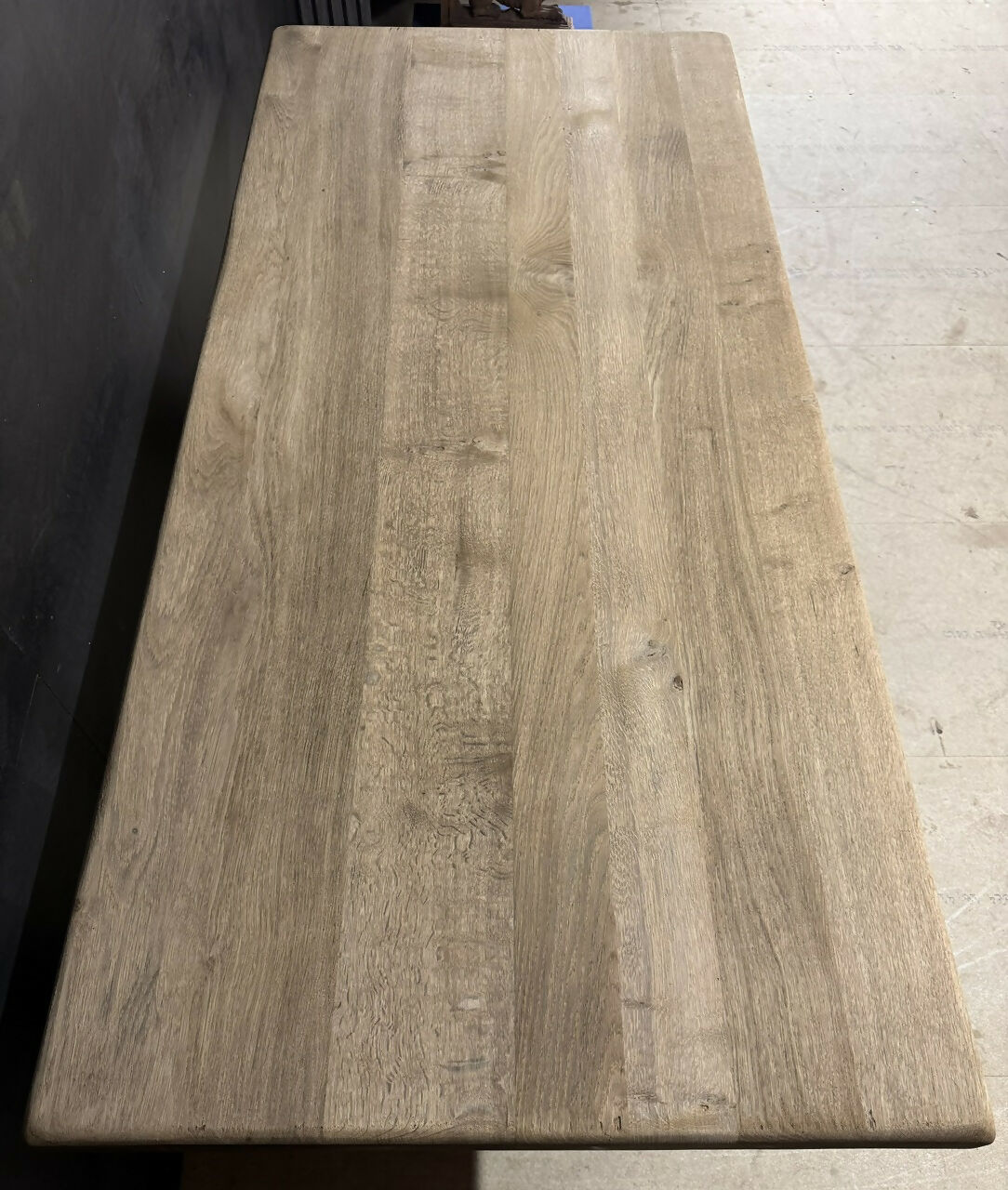 Good Quality Bleached Oak Farmhouse Dining Table