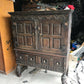 Heavy Oak Antique Cupboard