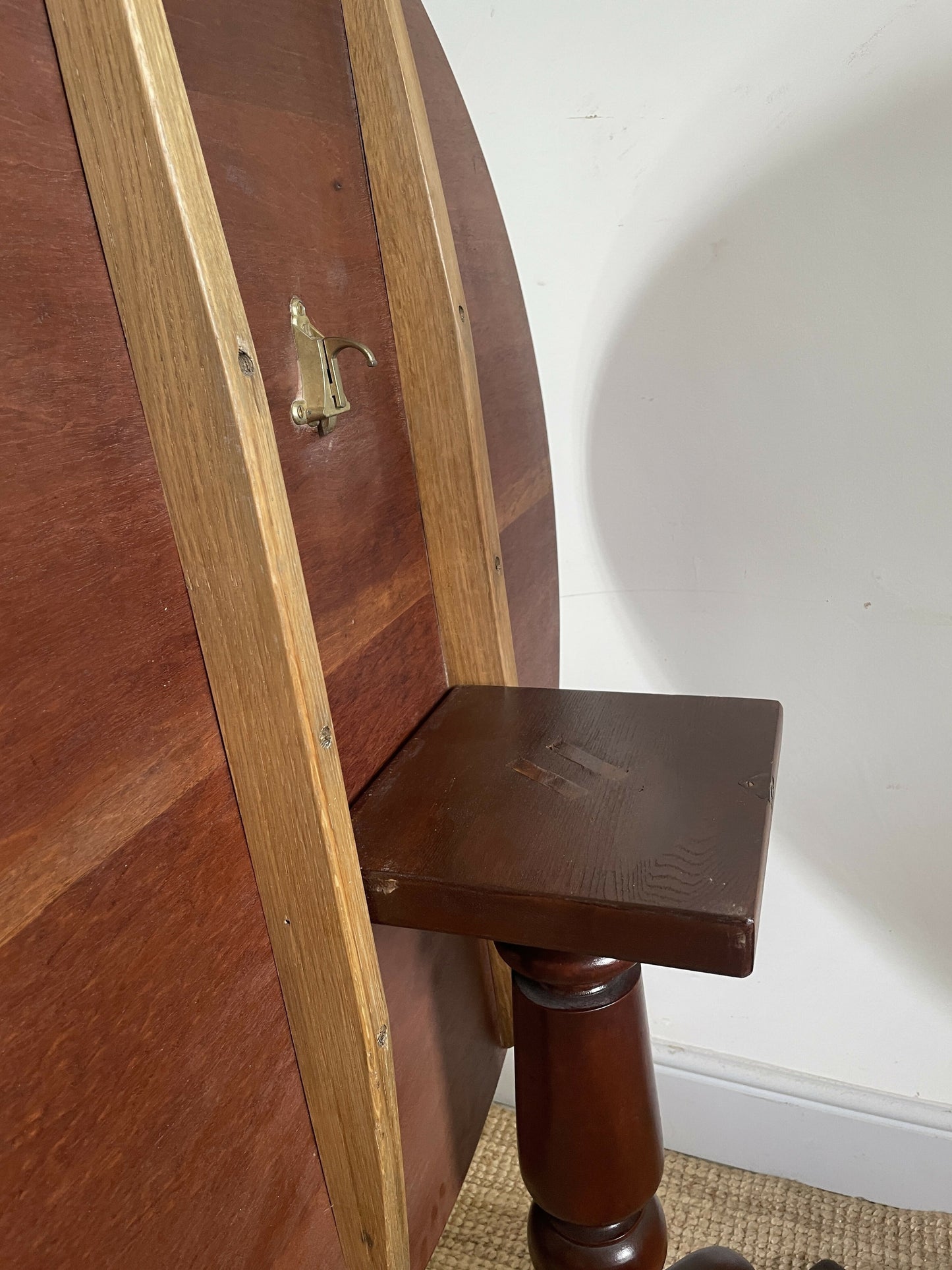 Antique Mahogany Tilt Top Coffee Table