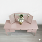 Stag minstrel dusky pink dressing table
