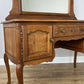 Dressing Table with Mirror Vintage French Oak Louis Vanity Table Makeup LOT 6317