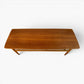 Mid Century Teak Coffee Table With Under Tier Shelf