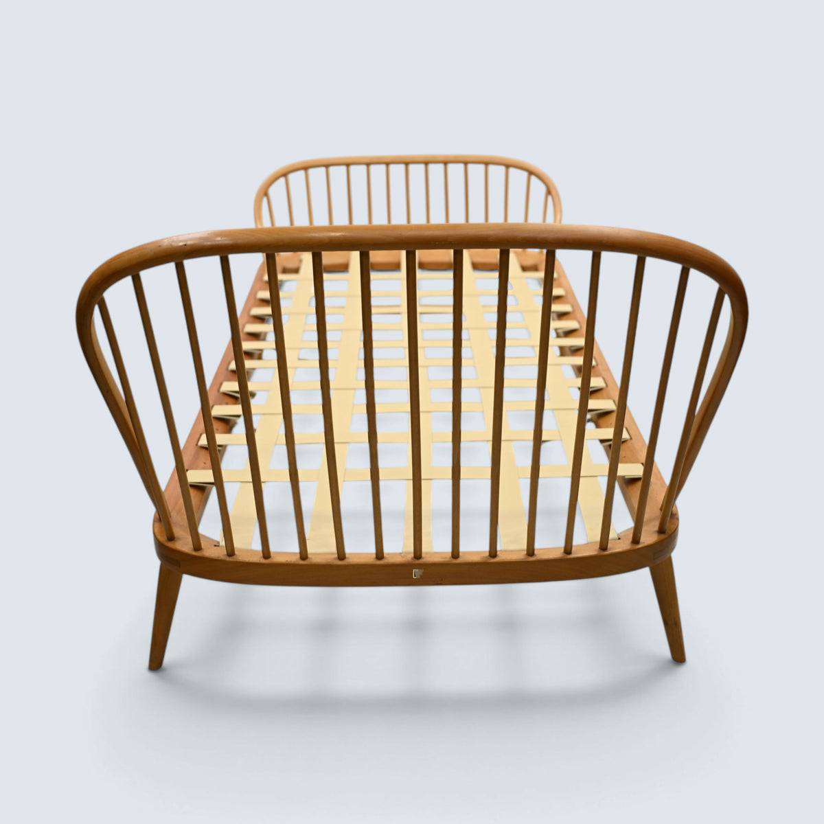 Ercol Windsor Single Bed New Pirelli Webbing Old Light Finish FREE UK Delivery