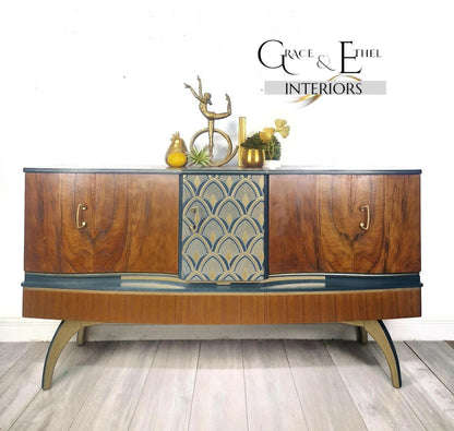 Beautility cocktail cabinet mid century