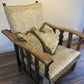 Antique 1910 Oak Reclining Gentleman’s Chair