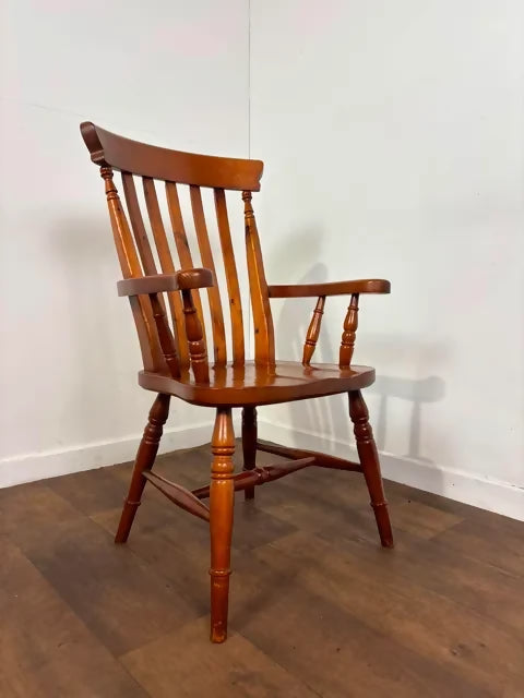 Victorian Style Pine Farmhouse Kitchen Chair