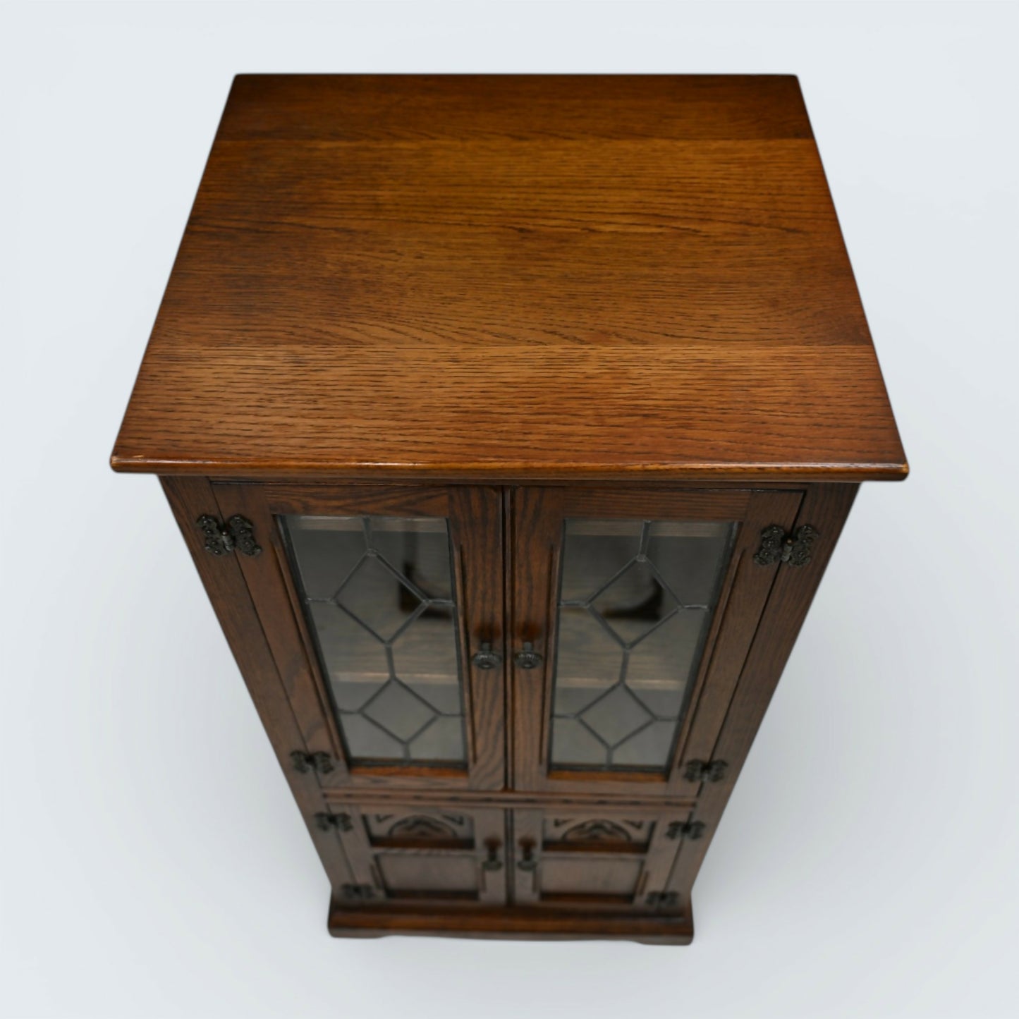 Old Charm Hi Fi/Record Cabinet 2 Adjustable Shelves Light Oak FREE UK Delivery*