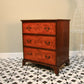 Antique Chest of Drawers Georgian Style Mahogany with Three Graduated Drawers