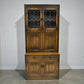 Old Charm Wall Unit Bookcase Display Bureau/Drinks Light Oak FREE UK Delivery*