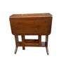 Art Deco Oak Drop-Leaf small side table